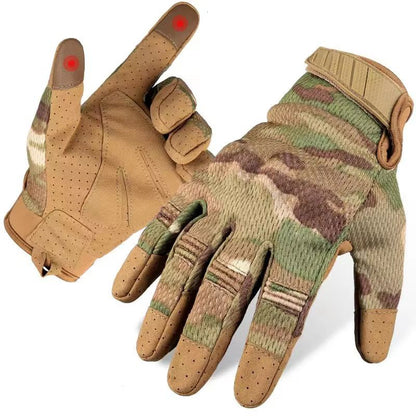 Men's Tactical Touchscreen Gloves – Non-slip Outdoor Sport & Combat Gear
