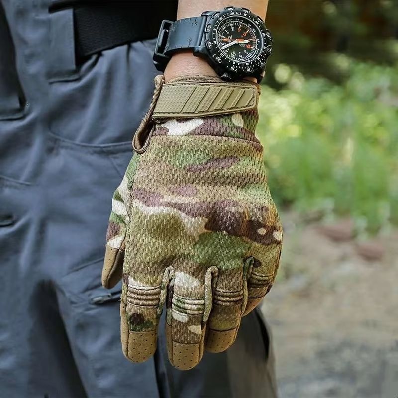 Mens Tactical Touchscreen Gloves  Nonslip Outdoor Sport  Combat Gear 4