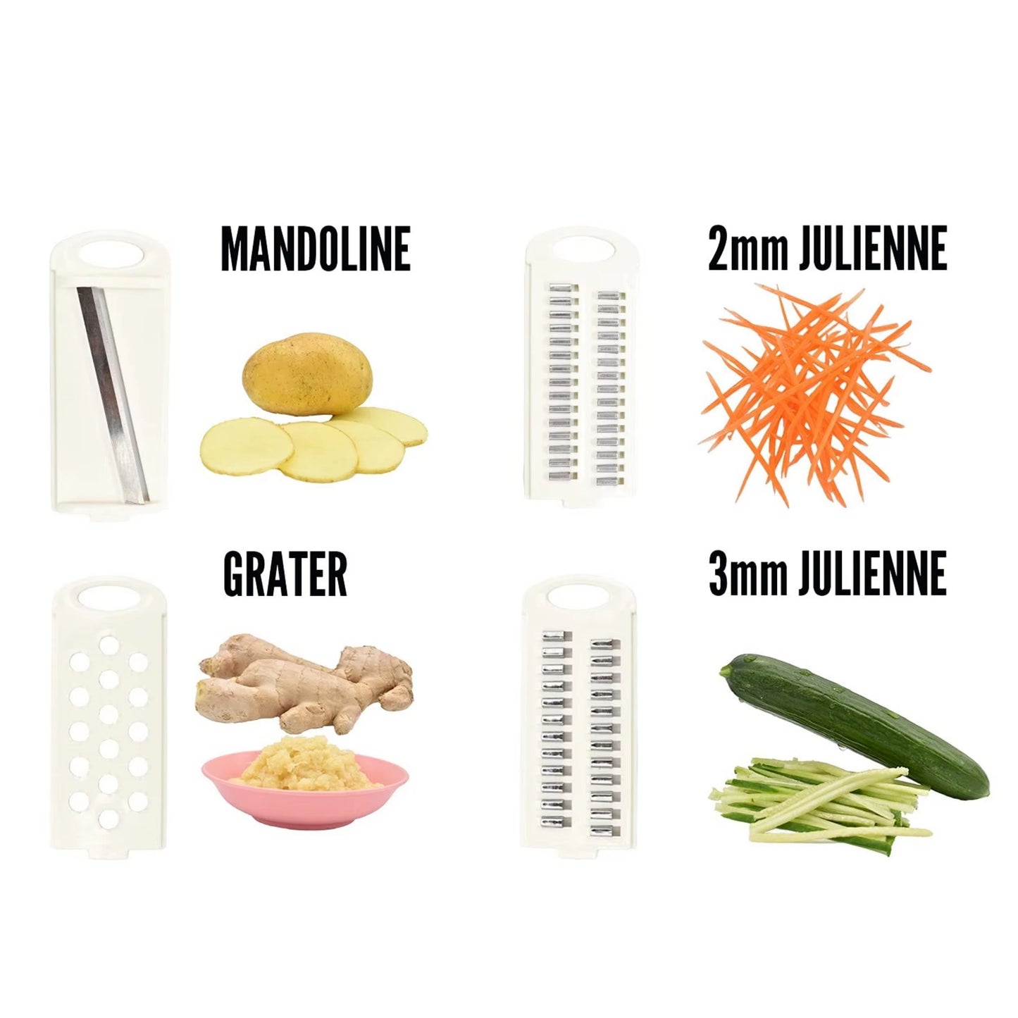 5in1 Multifunctional Vegetable  Fruit Slicer  Manual Kitchen Food Chopper 3