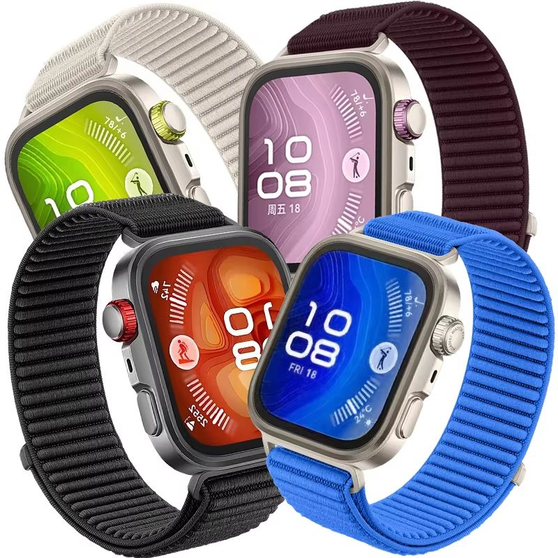 Official Nylon Loop Strap For Huawei Watch Fit 4  Comfortable  Breathable Braided Band 1