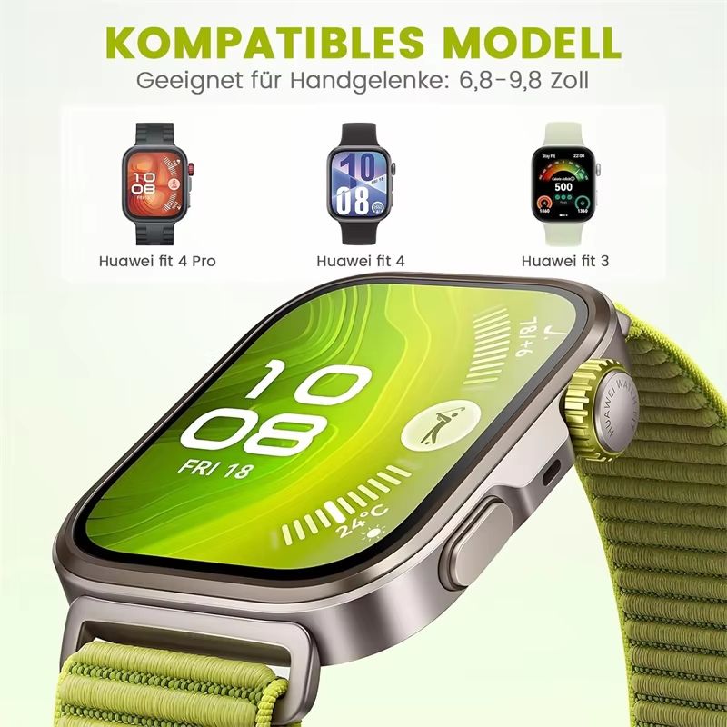 Official Nylon Loop Strap For Huawei Watch Fit 4  Comfortable  Breathable Braided Band 5