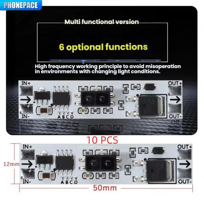 Hand Wave Sensor Switch Module  LED Touchless Light Control For Cabinets  Wardrobes 9