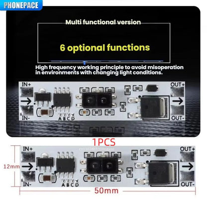 Hand Wave Sensor Switch Module  LED Touchless Light Control For Cabinets  Wardrobes 8