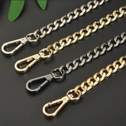 Metal Chain Strap for Bags – Crossbody, Shoulder & Wrist Replacement Accessory