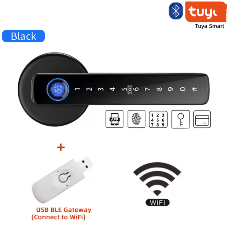 SmartSecure M5 Tuya Fingerprint Door Lock With App Control And Keyless Entry 6