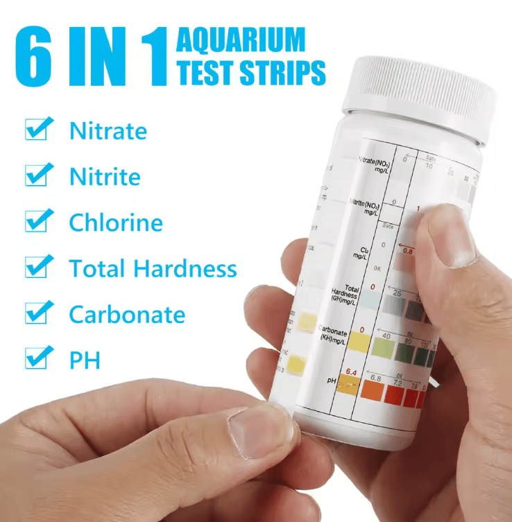 AquaCheck 7 In 1 Aquarium Water Test Strips 100 Count Kit 4