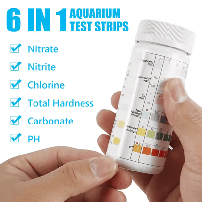AquaCheck 7 In 1 Aquarium Water Test Strips 100 Count Kit 5