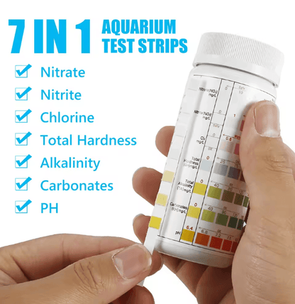 AquaCheck 7 In 1 Aquarium Water Test Strips 100 Count Kit 6