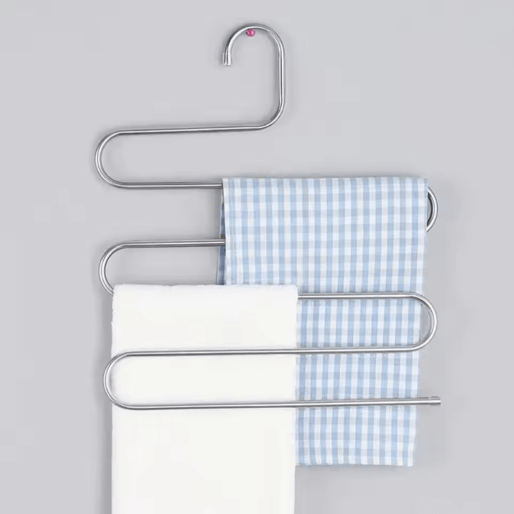 SmartSpace 5 Layer Multifunctional Clothes Hanger Organizer Rack 2