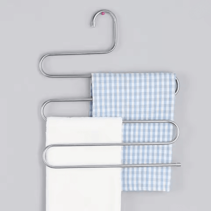 SmartSpace 5 Layer Multifunctional Clothes Hanger Organizer Rack 2