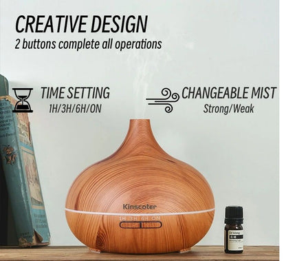 Aromatherapy Essential Oil Diffuser With Remote And Color Light 1