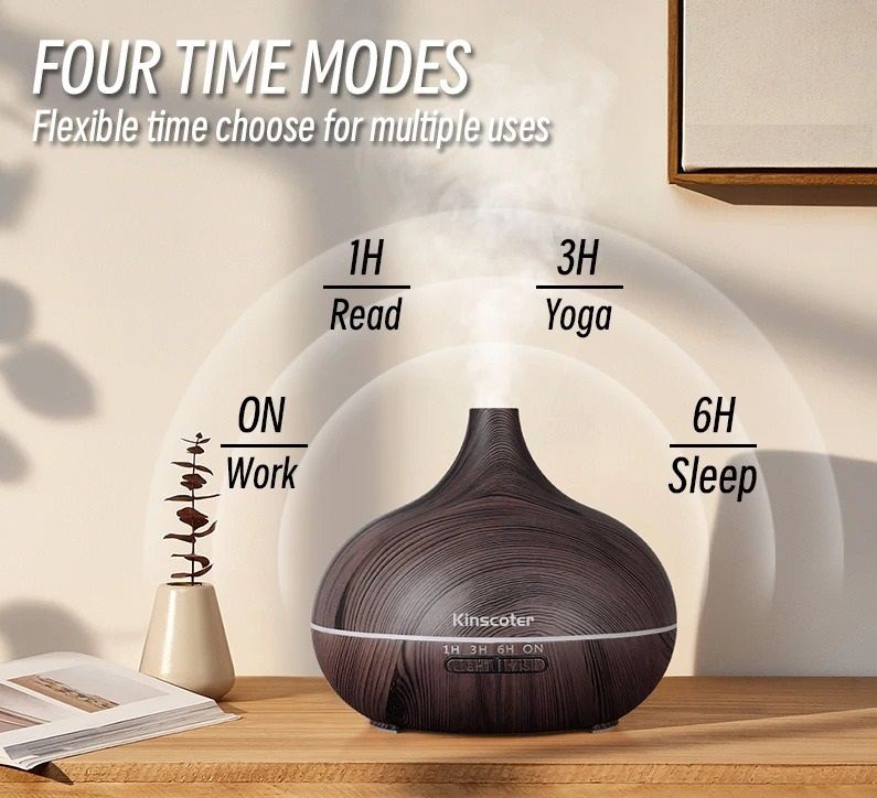 Aromatherapy Essential Oil Diffuser With Remote And Color Light 2