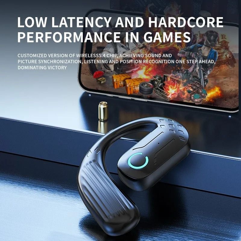 Open Wireless Earphone Bluetooth 54 With Rotation And Mic 3
