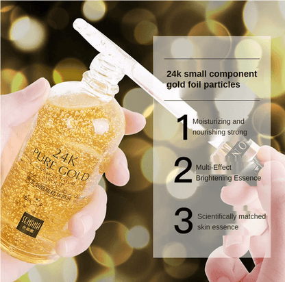 GoldenGlow 24K Hyaluronic Acid Facial Serum With Niacinamide For Brightening And Firming 2