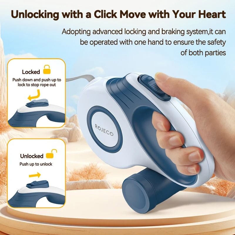 Automatic Retractable Leash For Dogs And Cats 1