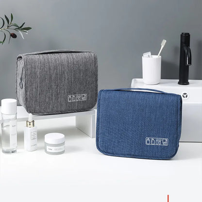 Waterproof Hanging Toiletries Organizer, Oxford Fabric Men, Travel Wash Pouch, Women Cosmetic Bag, Business Portable Bag
