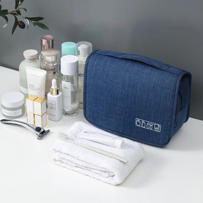 Waterproof Hanging Toiletries Organizer, Oxford Fabric Men, Travel Wash Pouch, Women Cosmetic Bag, Business Portable Bag