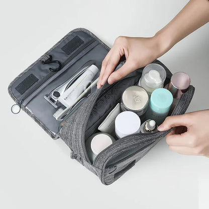 Waterproof Hanging Toiletries Organizer, Oxford Fabric Men, Travel Wash Pouch, Women Cosmetic Bag, Business Portable Bag