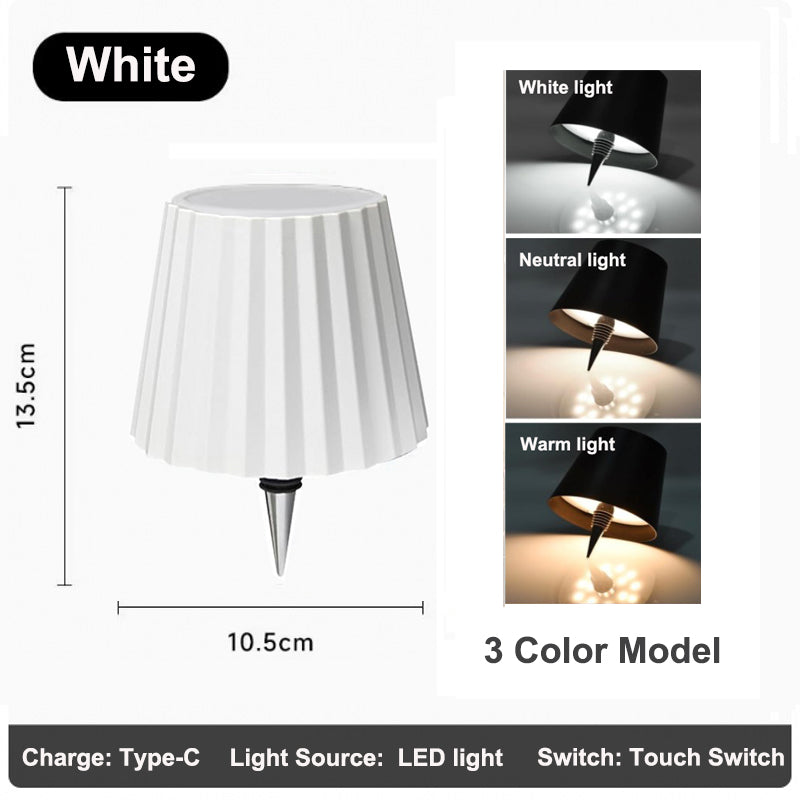 RGB Wireless Bottle Light Rechargeable LED Table Lamp Touch Control For Outdoor Restaurant And Part 6