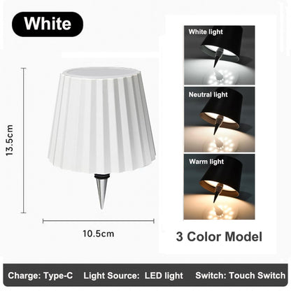RGB Wireless Bottle Light Rechargeable LED Table Lamp Touch Control For Outdoor Restaurant And Part 6