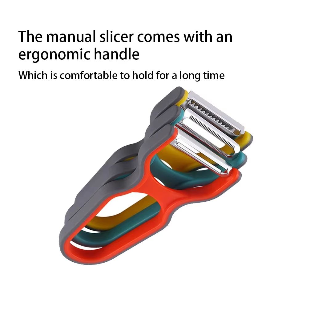 3Piece Stainless Steel MultiFunction Peeler  Slicer Set  Versatile Kitchen Tool For Fruits Vegetabl 2