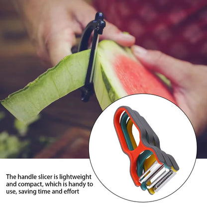 3Piece Stainless Steel MultiFunction Peeler  Slicer Set  Versatile Kitchen Tool For Fruits Vegetabl 3