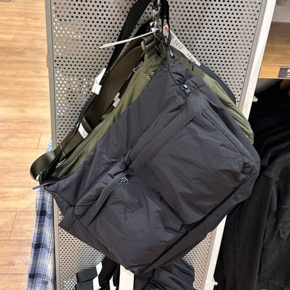 Large Capacity Laptop Bag, Top Quality Thickened, Multi Pocket Sports Bag, Single Shoulder Bag, Casual Messenger Bag
