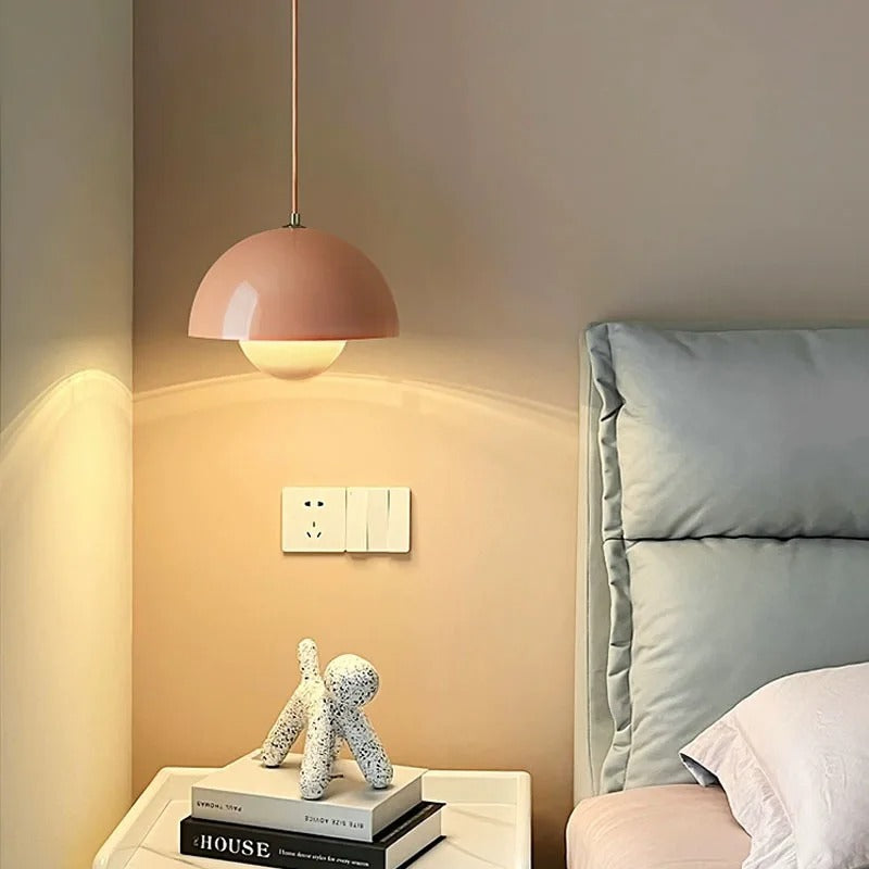Modern Bud Pendant Light Creative Chandelier Multi Color Optional Indoor Lighting For Bedroom Study 3