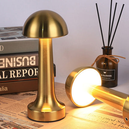 Rechargeable Table Lamp Metal Touch Sensor LED Desk Light For Bedroom Nightstand Coffee Table Decor 3