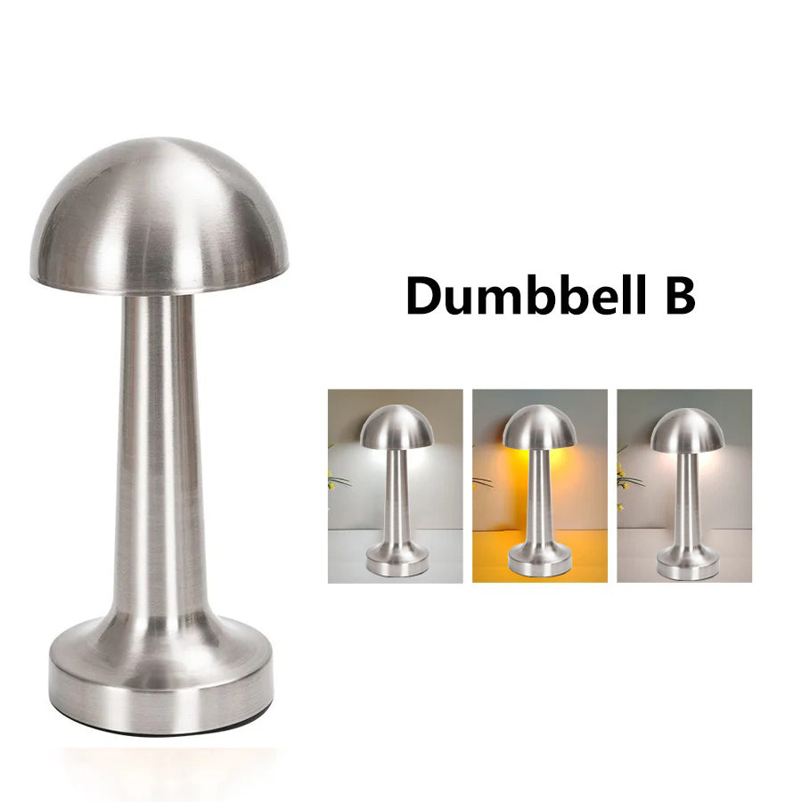 Rechargeable Table Lamp Metal Touch Sensor LED Desk Light For Bedroom Nightstand Coffee Table Decor 10