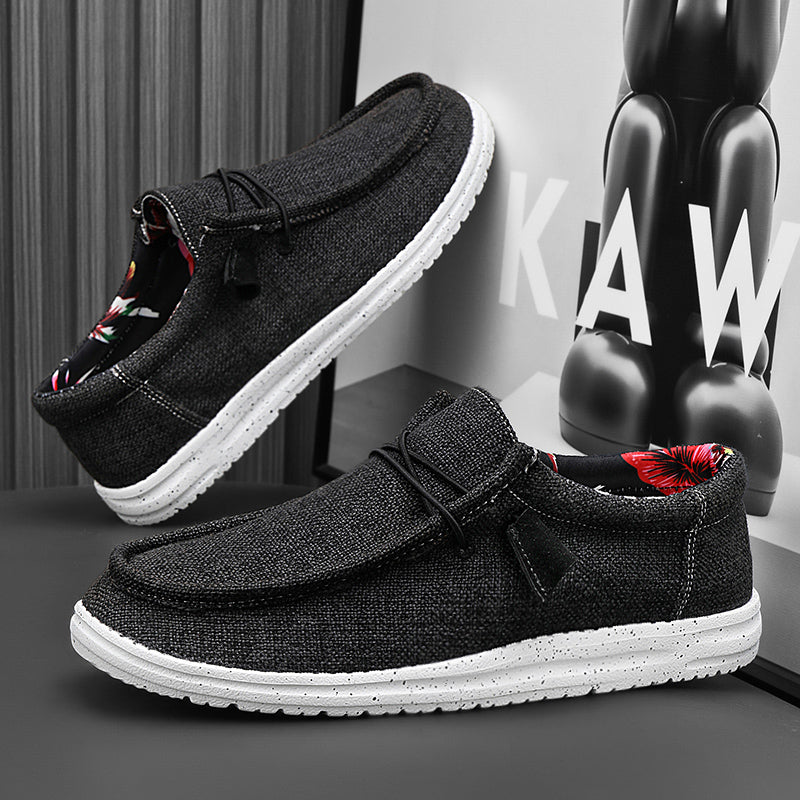 Lightweight SlipOn Men Casual Shoes Breathable Soft Sole Comfortable Flats For Walking Travel  Dail 4