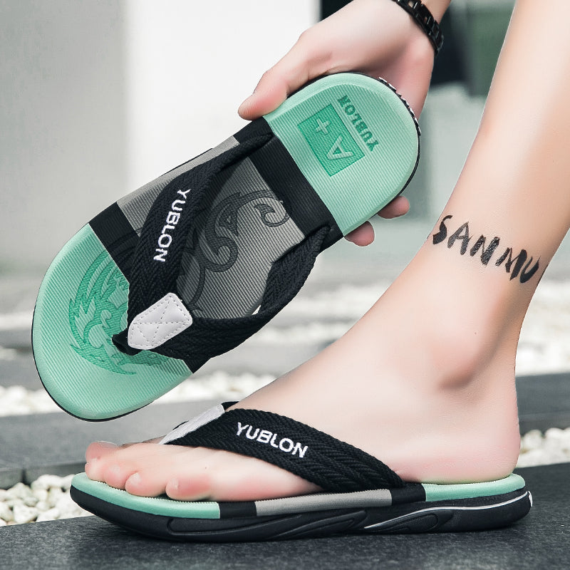 Mens AntiSlip Beach Sandals Breathable Summer Flip Flops For Outdoor Comfort 5