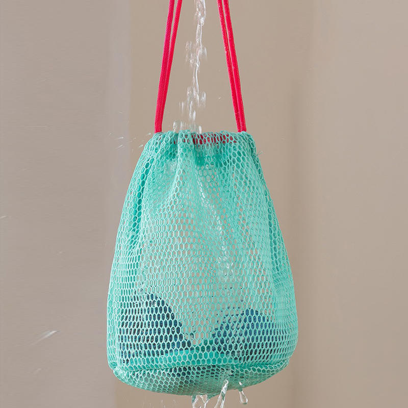 Storage Pouch Bag Travel Nylon Mesh Drawstring Makeup Bag Outdoor Activity Pouch For Digital Produc 2