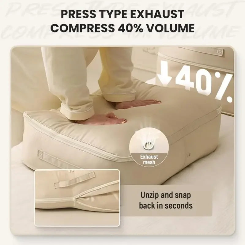 Large Capacity Self Compression Heavy Duty Moving Organizer Bags Duvet Storage Bag New Self Compres 1