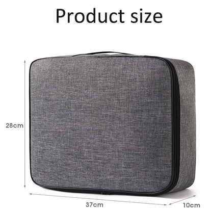 Large Capacity Household Folder, Certificate Passport Card Bag, Home Document Storage Organizer, Durable Archive Storage