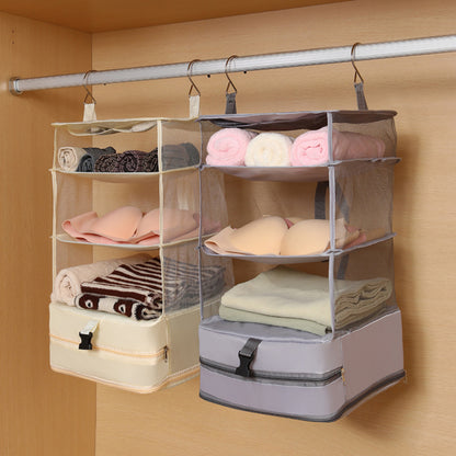 Dormitory Wardrobe Storage Artifact Hanging Multi Functional Travel Bag Underwear Socks Compression 2