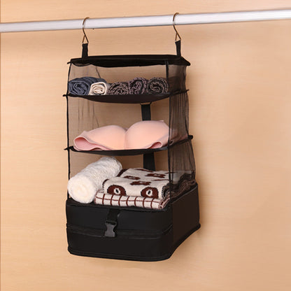 Dormitory Wardrobe Storage Artifact Hanging Multi Functional Travel Bag Underwear Socks Compression 5