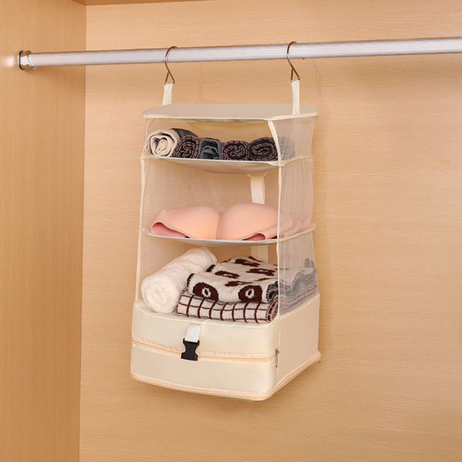 Dormitory Wardrobe Storage Artifact Hanging Multi Functional Travel Bag Underwear Socks Compression 6