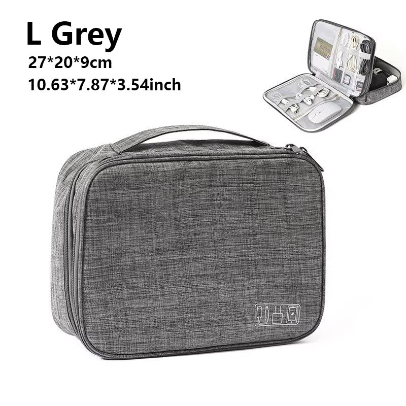 Cable Storage Bag Waterproof Digital Electronic Accessories Organizer Portable Travel Cable Organizer Case for cable Charger