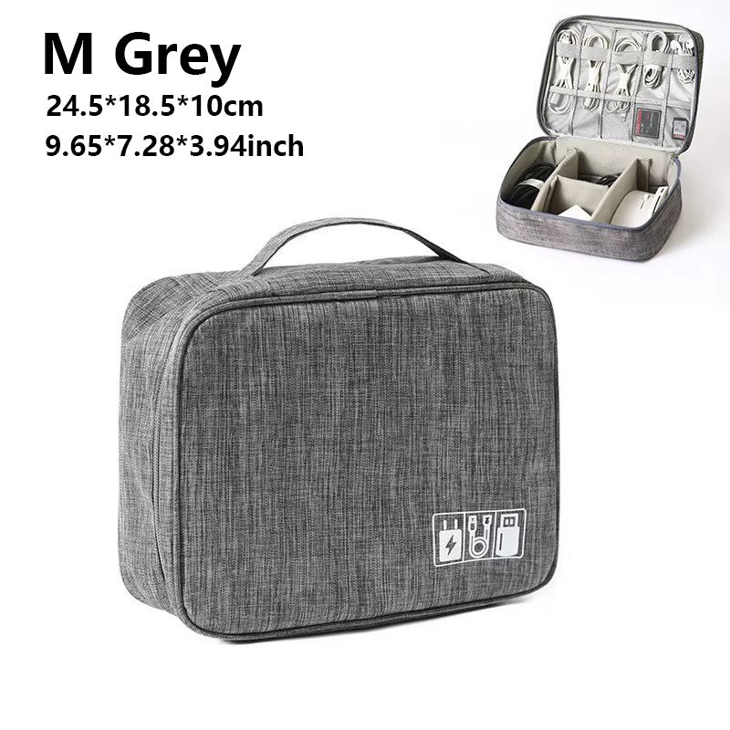Cable Storage Bag Waterproof Digital Electronic Accessories Organizer Portable Travel Cable Organizer Case for cable Charger