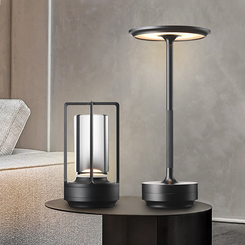Rechargeable Wireless Table Lamp LED Touch Sensor Night Light Desktop Reading Lamp For Bedroom Bar  2