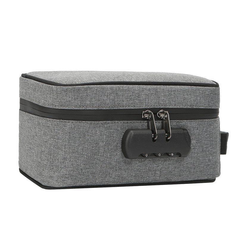 Combination Lock Smell Proof Cigarette Smoking Bag Tobacco Herbs Stash Box Secure Cigar Grinder Pip 6