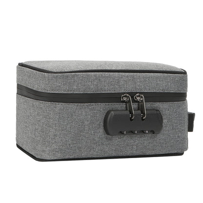 Combination Lock Smell Proof Cigarette Smoking Bag Tobacco Herbs Stash Box Secure Cigar Grinder Pip 6