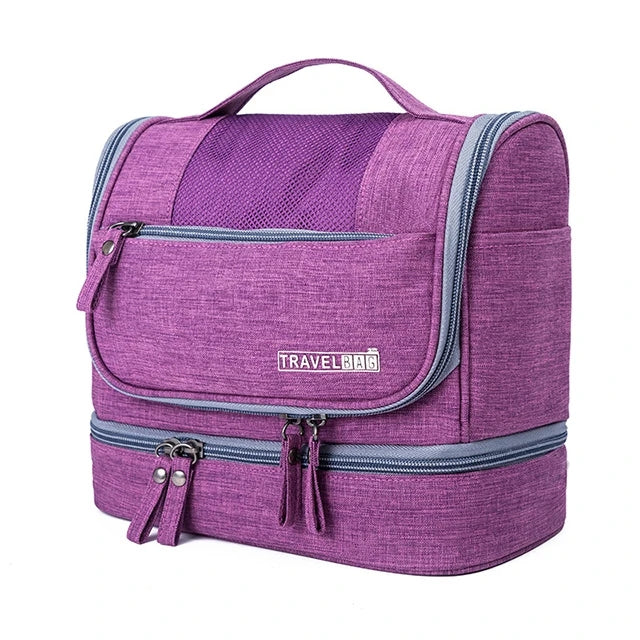 Travel Organizer New Dry Wet Hanging Womens Cosmetic Bags Make Up Case Wash Toiletry Bag Necessarie 12