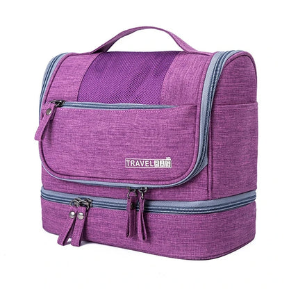 Travel Organizer New Dry Wet Hanging Womens Cosmetic Bags Make Up Case Wash Toiletry Bag Necessarie 12