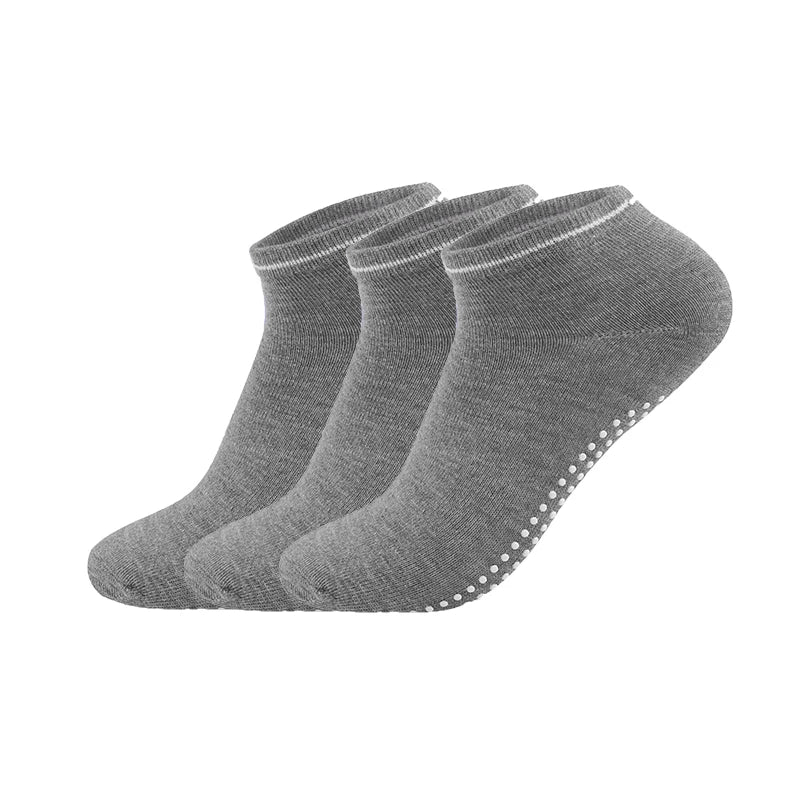 Womens Yoga Socks With NonSlip Grips  Straps Cotton Bandage Pilates Barre Dance Socks For Barefoot  8