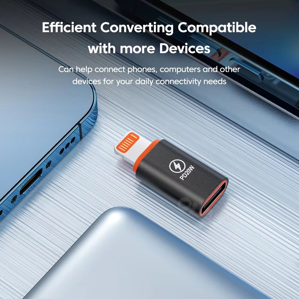 20W120W TypeC To Lightning PD Fast Charging Adapter  USBC Female To Lightning Male Converter For IP 2