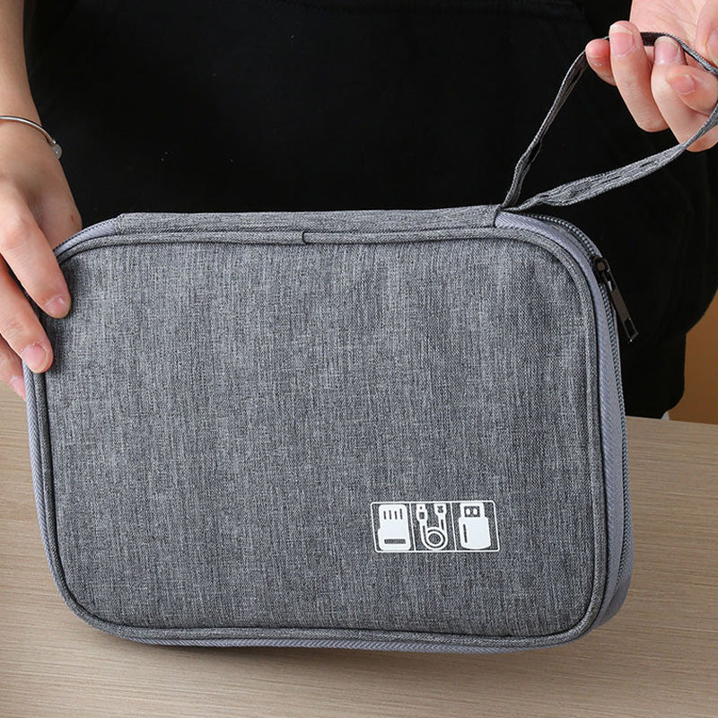 Data Cable Organizer, Digital Storage Bag, Waterproof Travel Case for Electronic Devices, Earphone Line