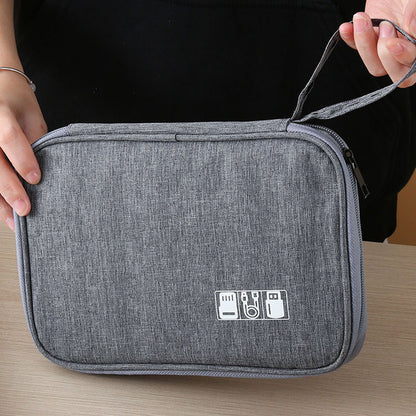 Data Cable Organizer, Digital Storage Bag, Waterproof Travel Case for Electronic Devices, Earphone Line