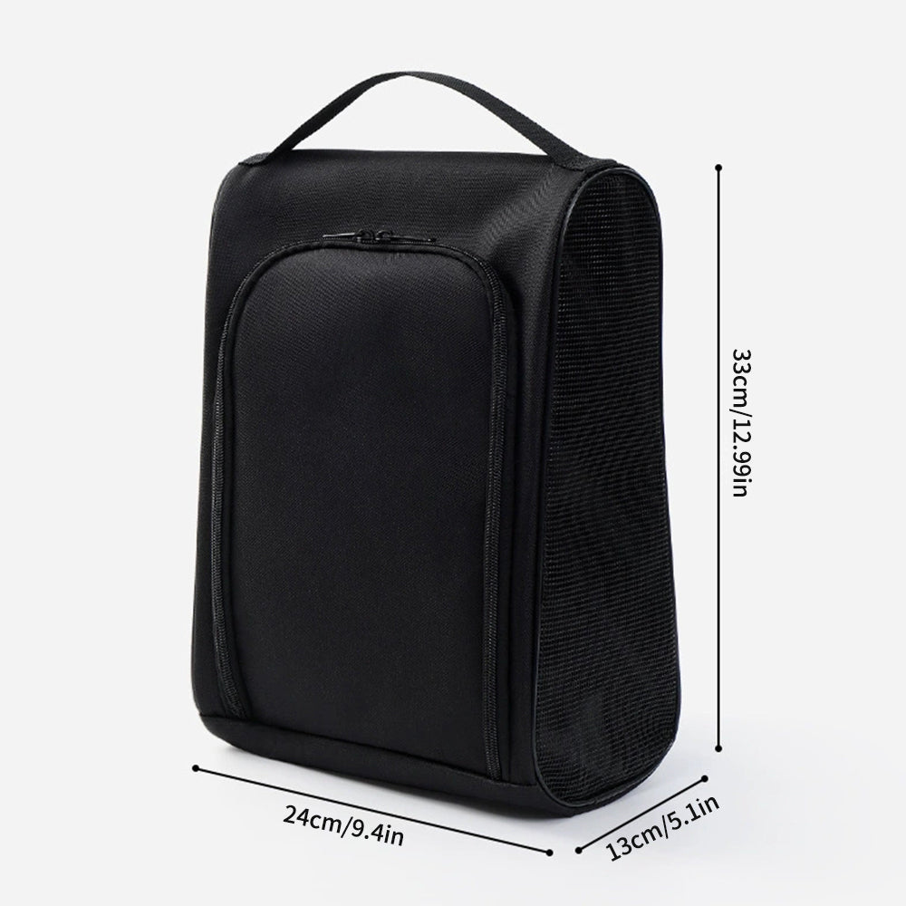 Travel Shoe Storage Bag Black Oxford Cloth Portable Business Slipper Bag Football And Basketball Sh 3